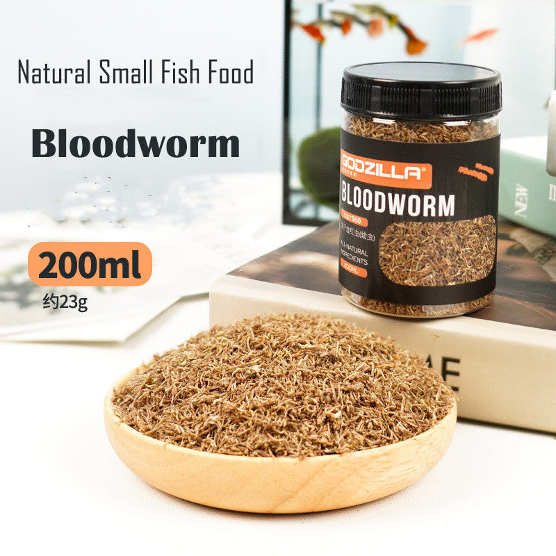 Jonsanty Freeze Dried Bloodworm Fish Food 200ml/600ml