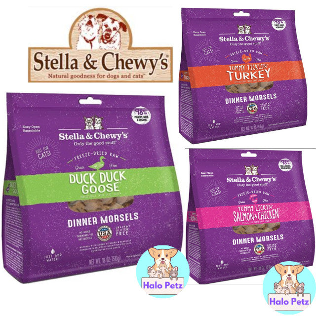 Stella & Chewy's Freeze-Dried Raw Dinner Morsels for Cats 8oz / 18oz | Complete Raw Cat Food