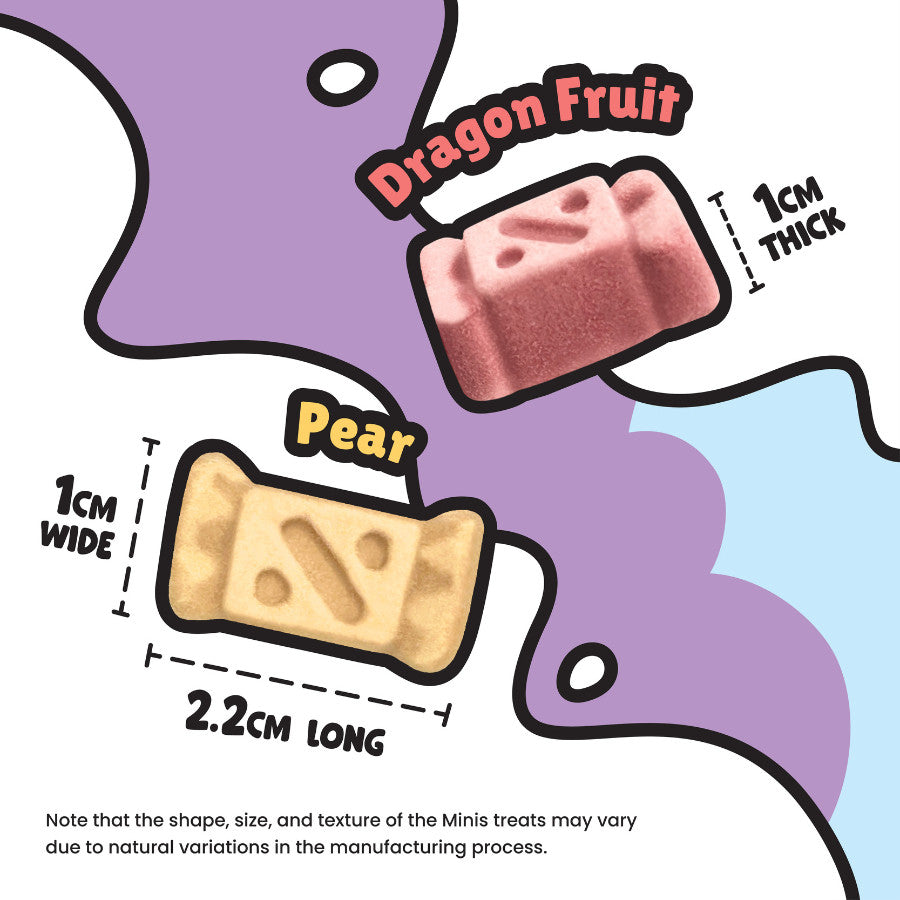 [NEW] Singapaw Freeze-Dried Minis Snacks For Dogs & Cats - Lactose Free