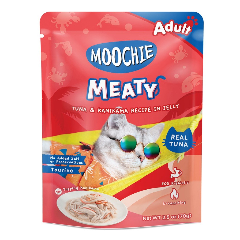Moochie Meaty Cat Pouch 70g | Kitten, Adult & Senior Wet Cat Food
