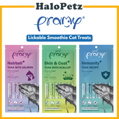 Pramy Smoothie Lickable Cat Treats 56g (14g x 4)