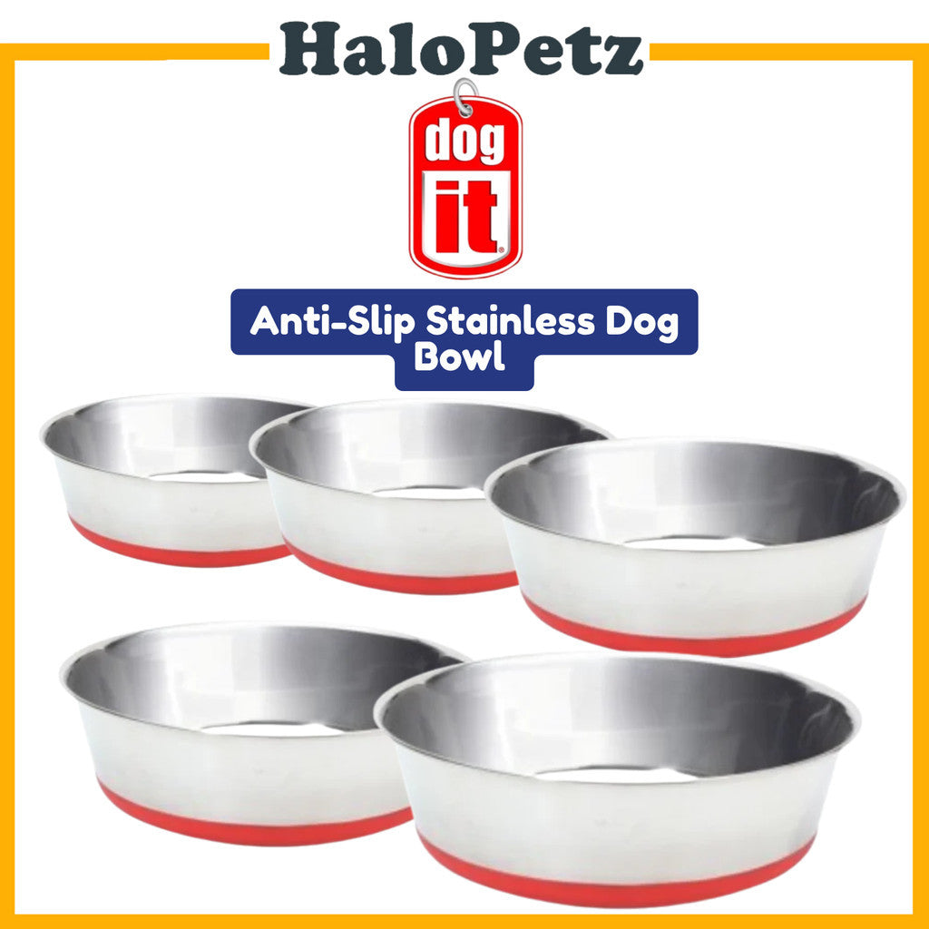 Dogit Stainless Steel Non-Slip Dog Bowl