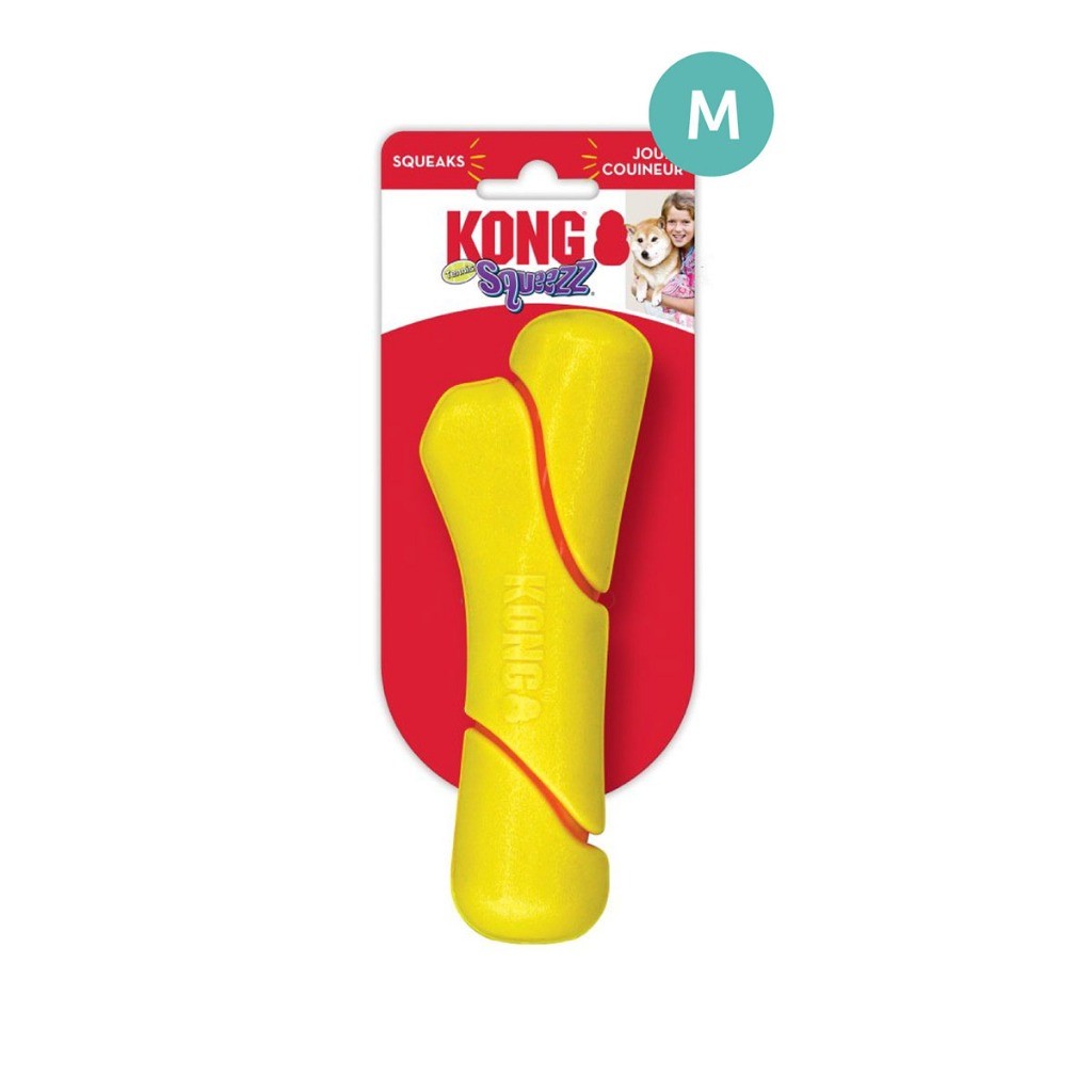 Kong Squeezz Dog Toy | Action Ball, Crackle, Dental, Goomz Football, Geodz & Tennis
