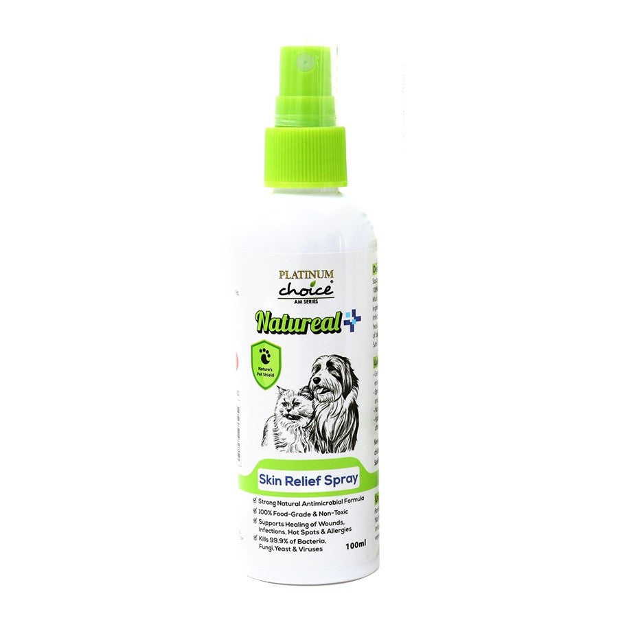 Platinum Choice Natureal Skin Ear Care Cat/Dog | Anti-Fungal, Bacterial, Hot Spot, Cleaner, Itch Relief