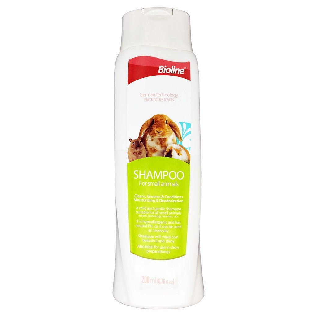 Bioline Small Animal Shampoo 200ml - Rabbit, Guinea Pig