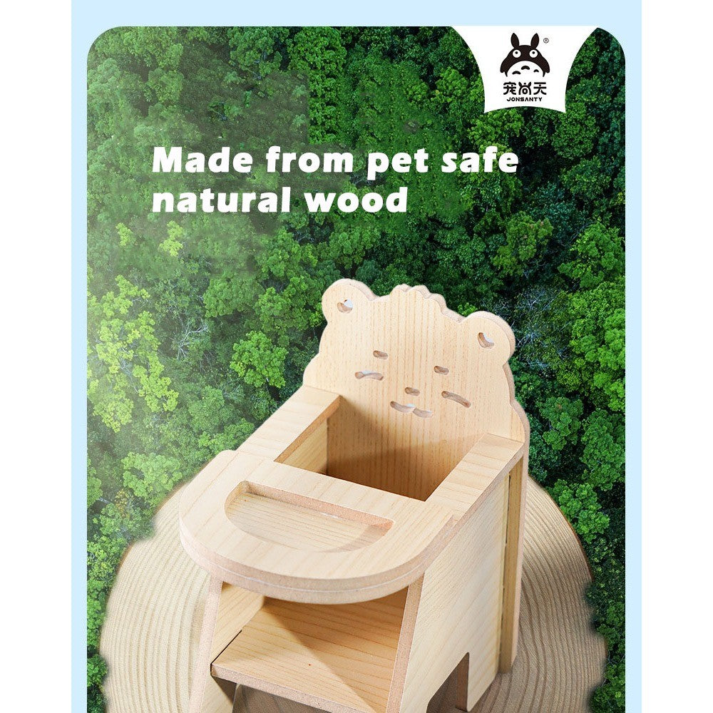Jonsanty Hamster Natural Wood Dining Chair Furniture