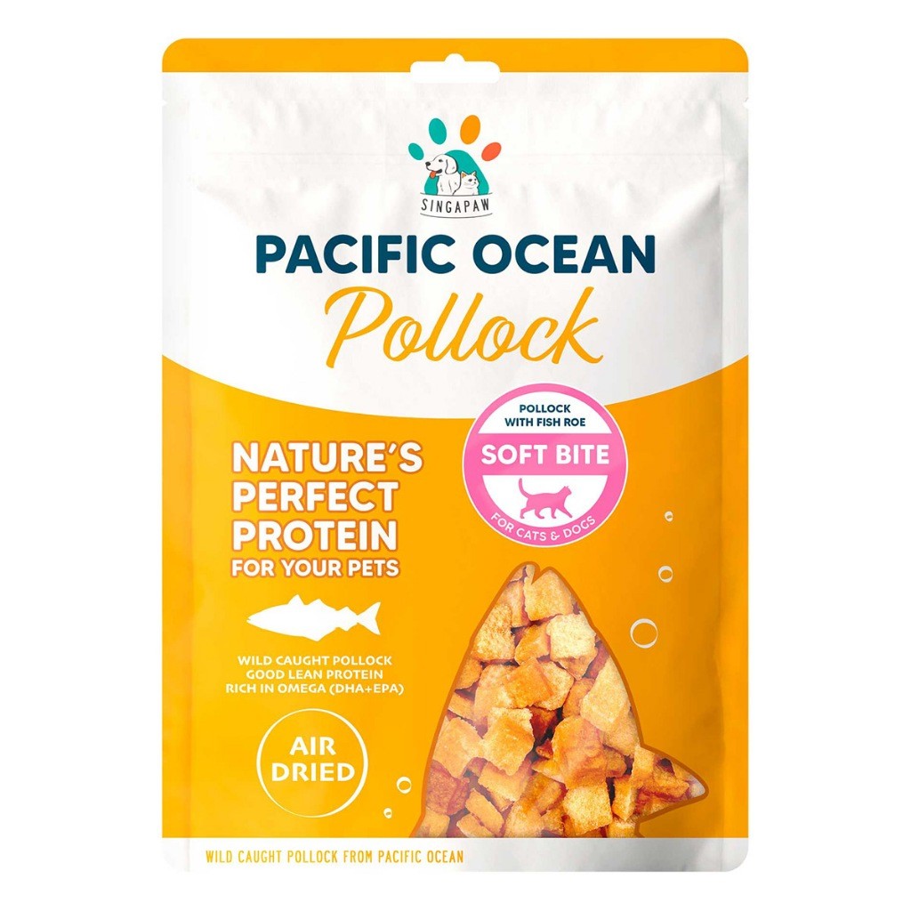 Singapaw Salmon & Pollock Cat & Dog Treats | Single Ingredient Fish Treats