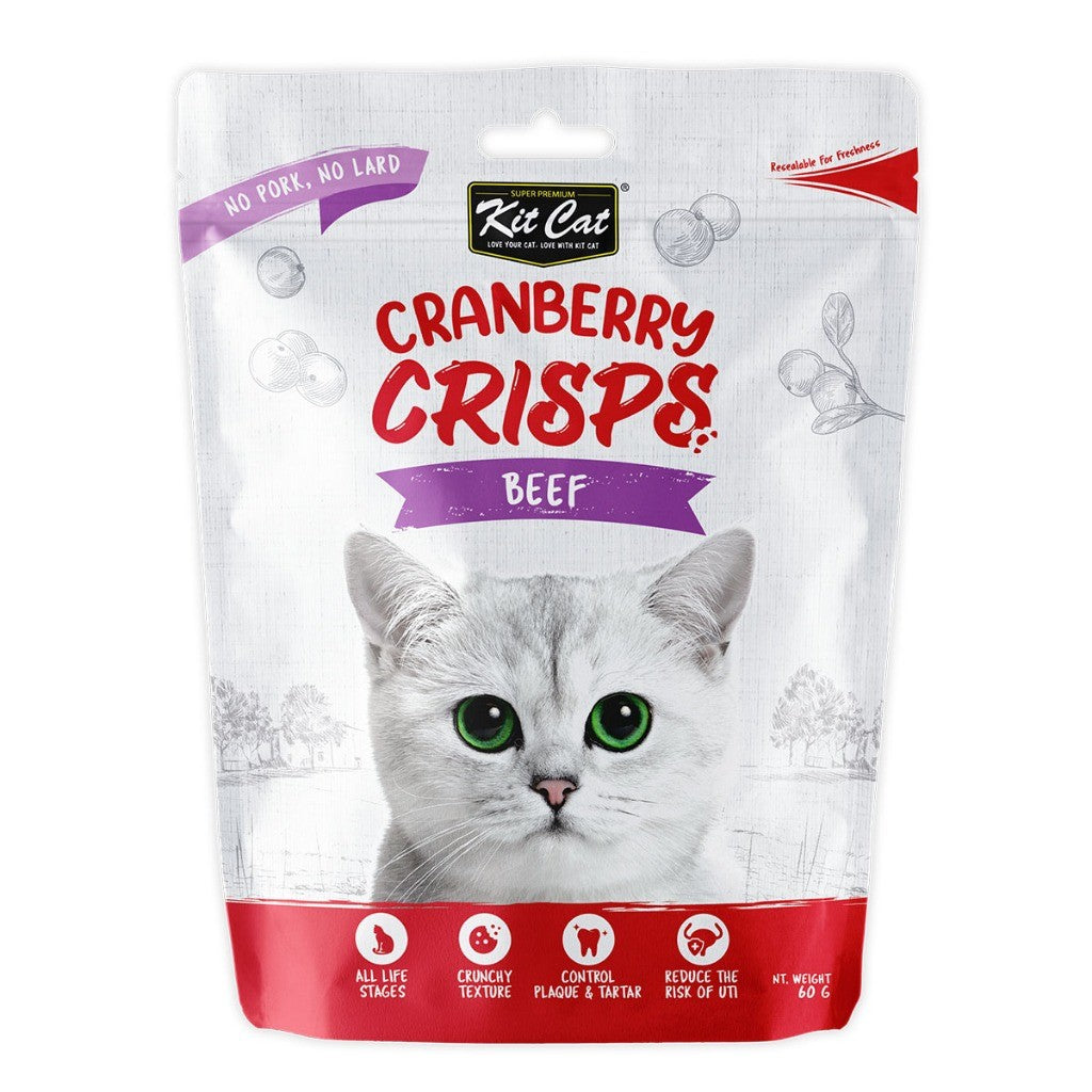 Kit Cat Cranberry Crisps 60g | Cat Treats