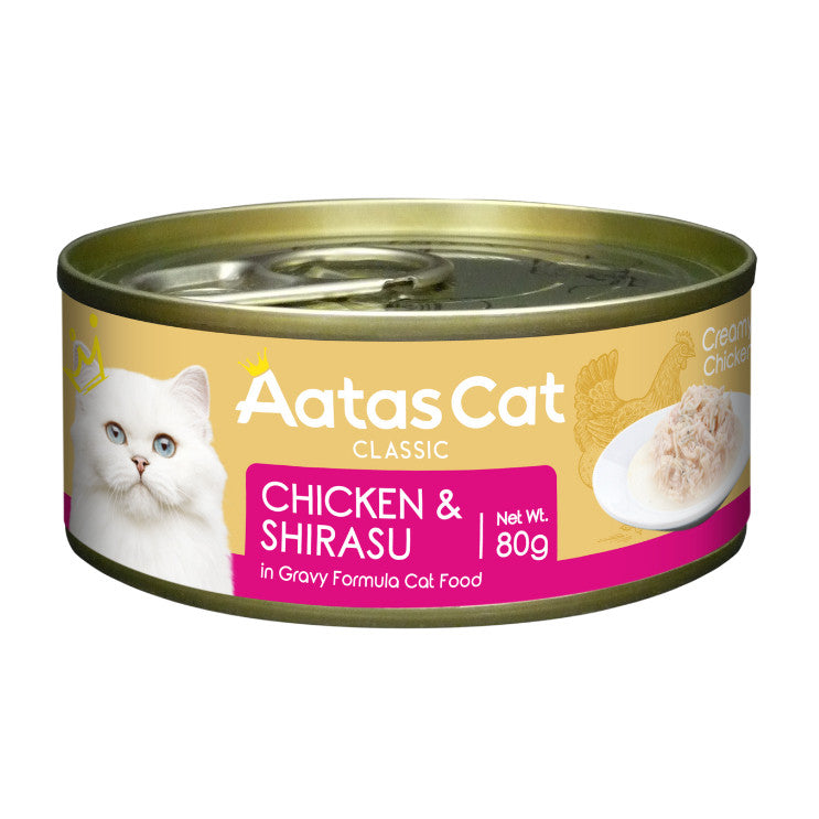 [24 Cans] Aatas Cat Wet Cat Food 80g