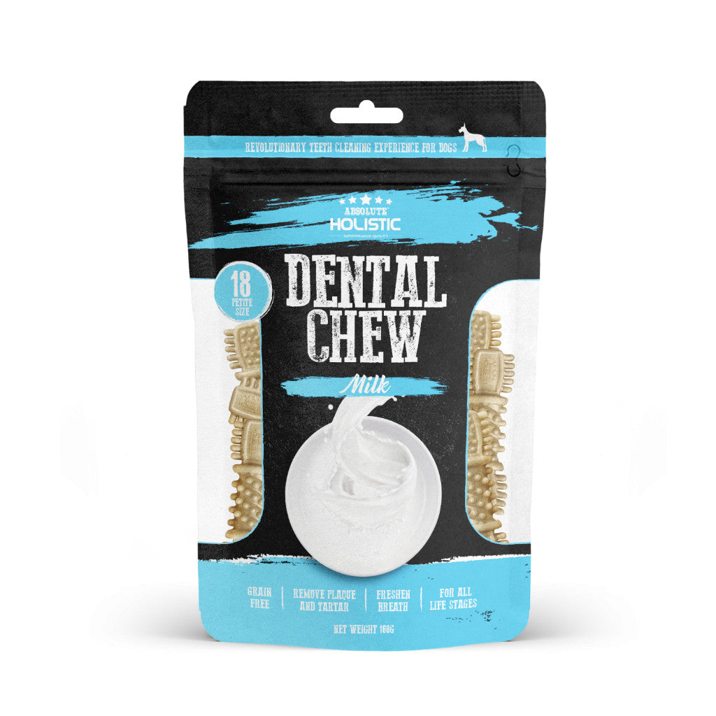 Absolute Holistic, Dentalight & Happi Doggy Dog Dental Chew Value Pack | Oral Care Bundle