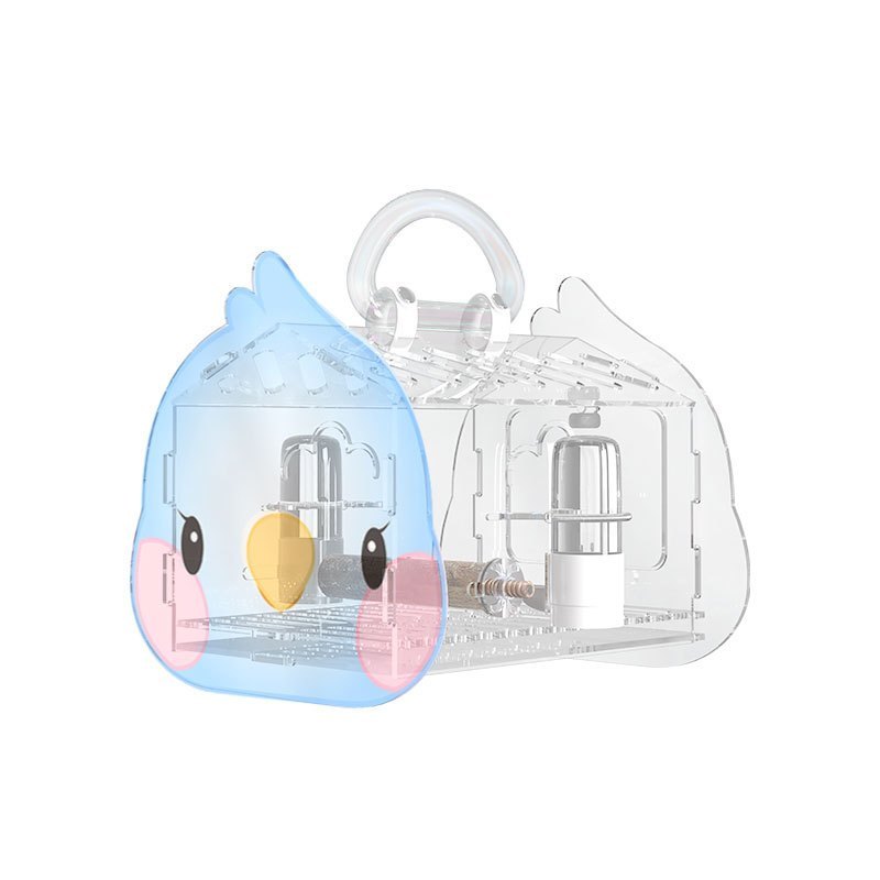 Jonsanty Transparent Travel Carrier for Birds