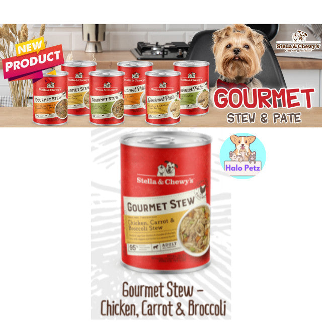 Stella & Chewy's Dog Gourmet Stew and Pate Canned Dog Food 12.5oz | Adult & Puppy