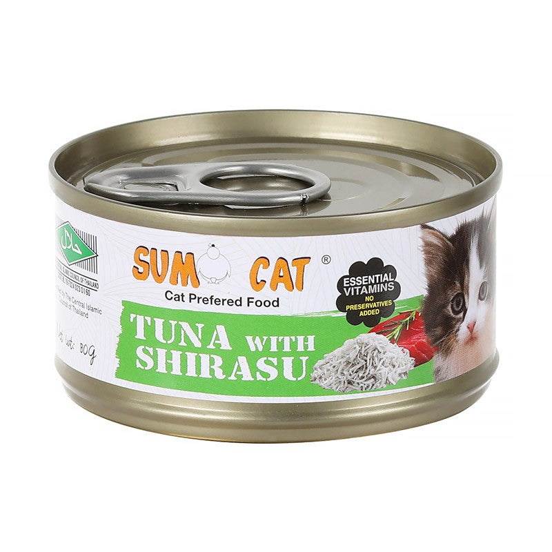 [24 Cans] Sumo Cat Tuna Can Food 80g