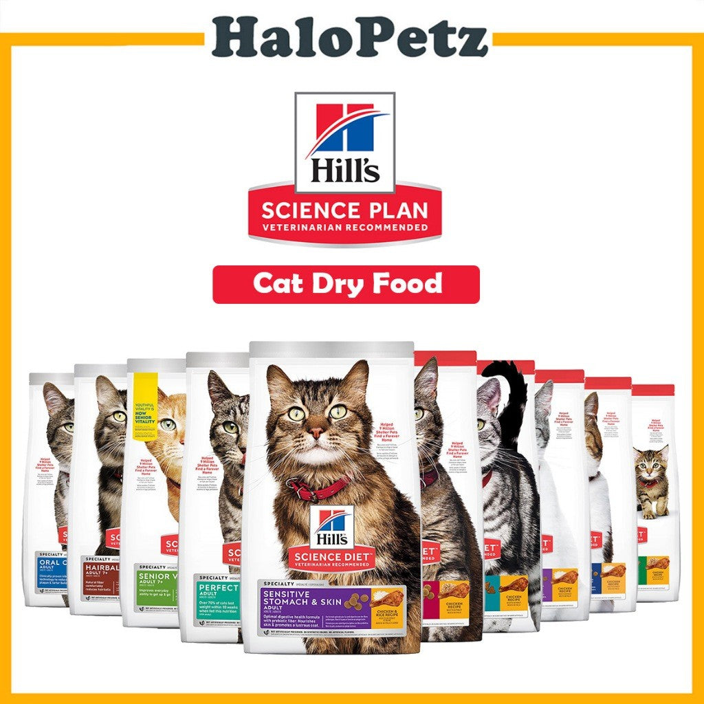 Hill's Science Diet Dry Cat Food | Adult, Kitten & Senior Formulas