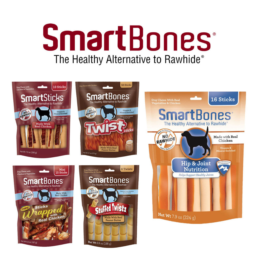 Smartbones Chewing Stick -Twist, Wrapped Stick, Dental, Hip & Joint