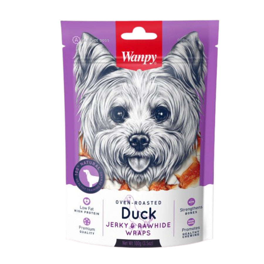 Wanpy Assorted Dog Treats | Jerky | Biscuit | Steaks | Strips | Slice | Sausage | Twist | Chicken Cheese Duck Beef