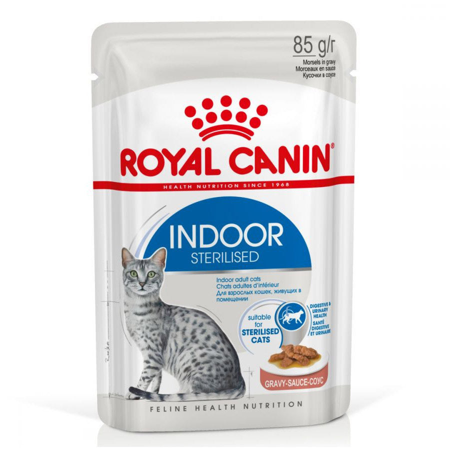 Royal Canin Cat Pouch 85g in Gravy -Sensitive Digestion Hairball, Urinary, Aging +11, Intense Beauty Wet Food