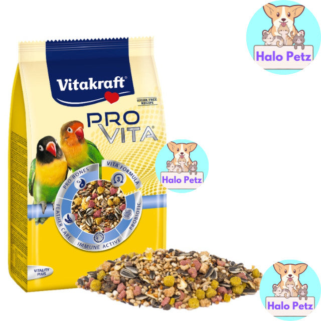 Vitakraft - Pro Vita 750g | Cockatiel | Lovebird | Parrot | Bird Food