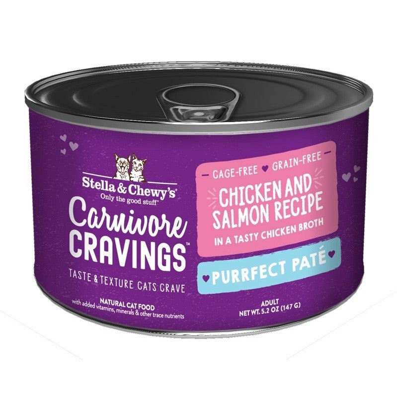 Stella & Chewy’s Carnivore Cravings Purrfect Pate or Savory Shreds Wet Canned Food