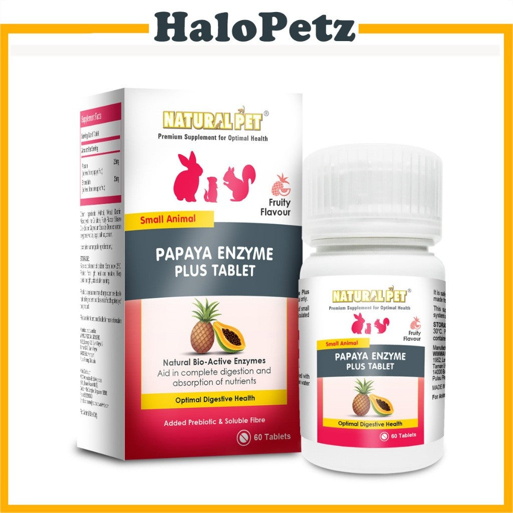 Natural Pet Papaya Enzyme Plus Tablets - 60 tabs