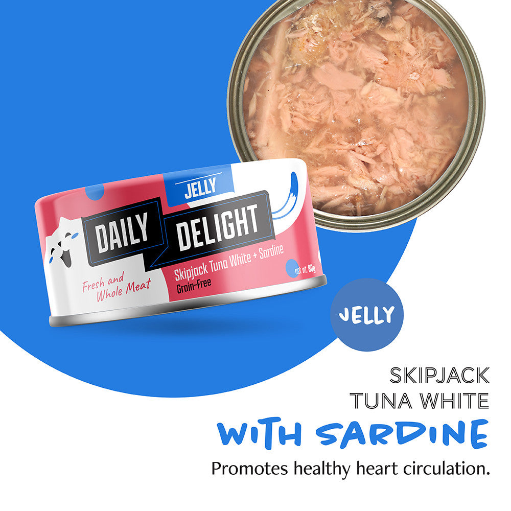 Daily Delight Jelly Tuna Wet Cat Food 80g