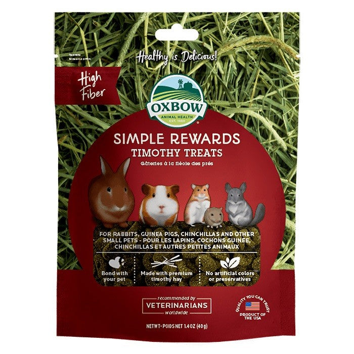 Oxbow Simple Rewards Treats (Rabbits, Guinea Pigs, Chinchilla) Baked Apple, banana