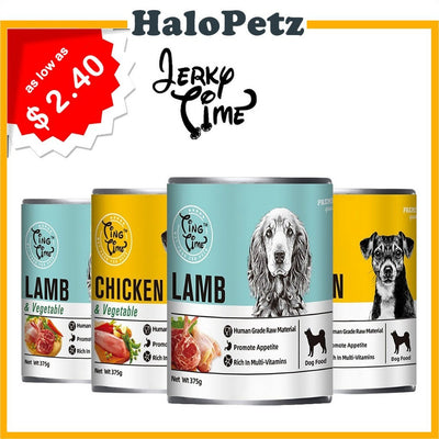 Jerky Time Ting Time Dog Can 375g - Lamb, Chicken, Vegetable