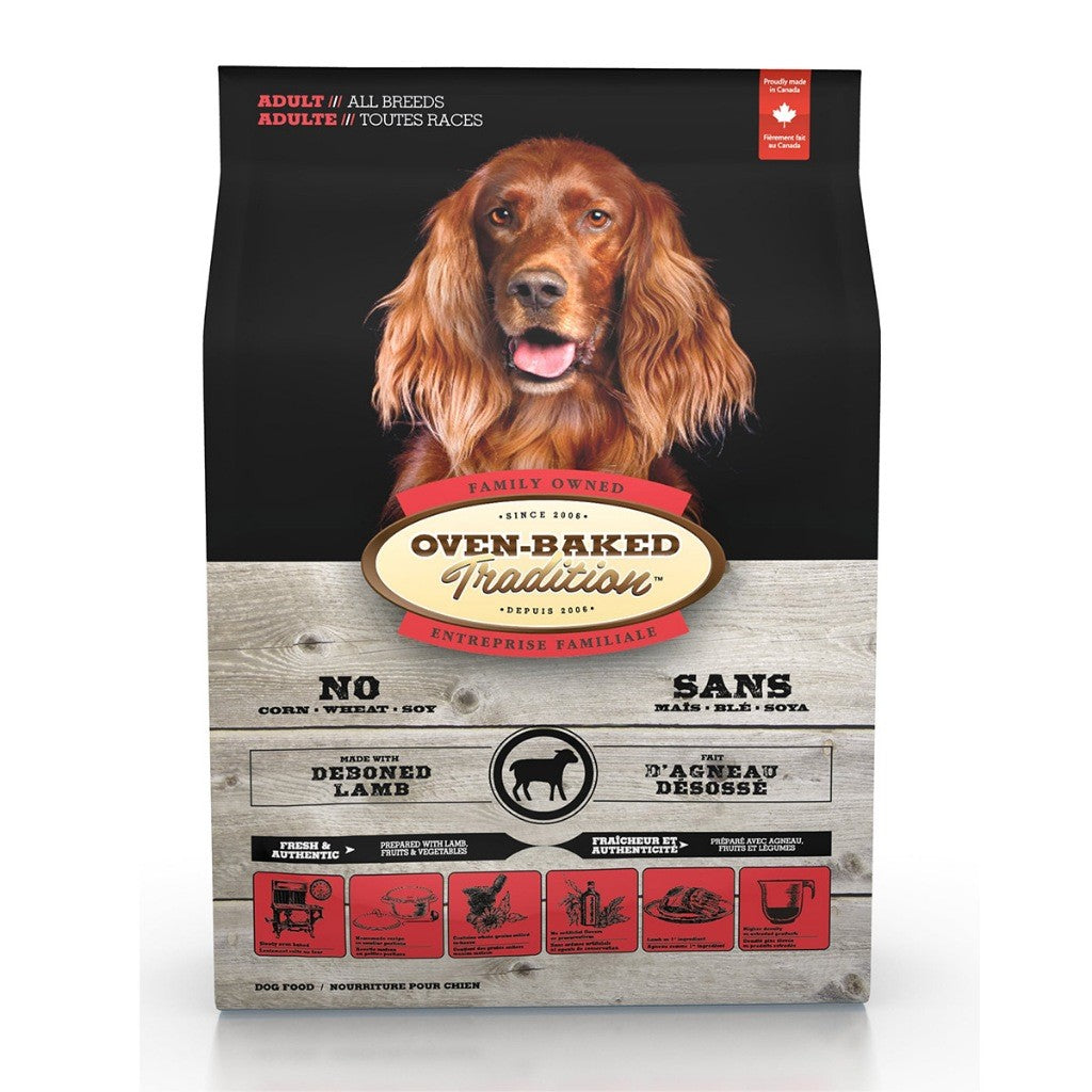 Oven-Baked Tradition Dry Dog Food 25lbs | Adult, Puppy, Senior, Fish, Lamb, Small Breed, Semi Moist
