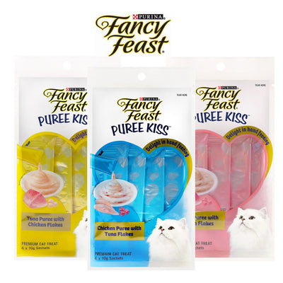 Fancy Feast Purée Kiss Adult Cat Treat 40g