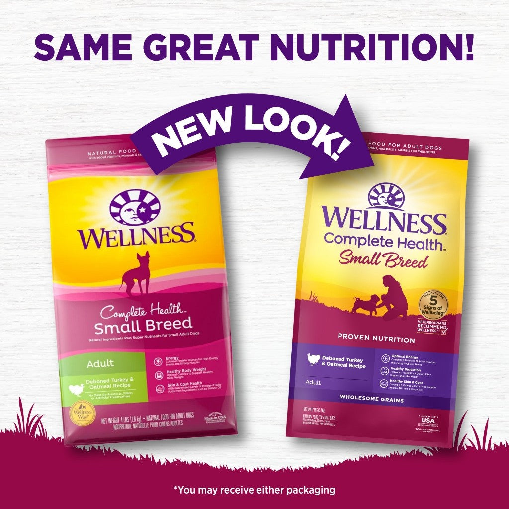 Wellness Small Breed Complete Health Dry Dog Food 4lbs