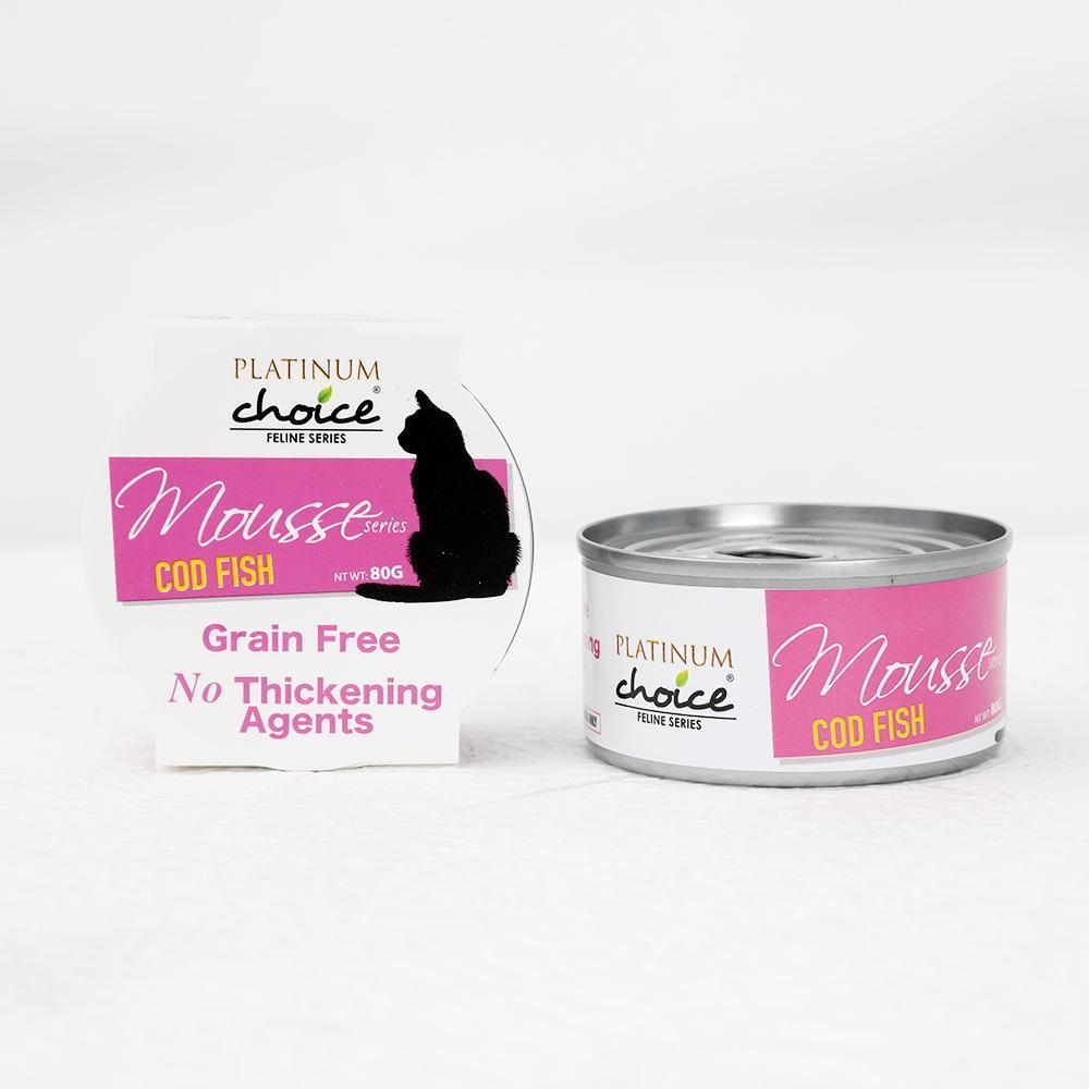 Platinum Choice Mousse Cat Food 80g | Salmon, Tuna, Cod