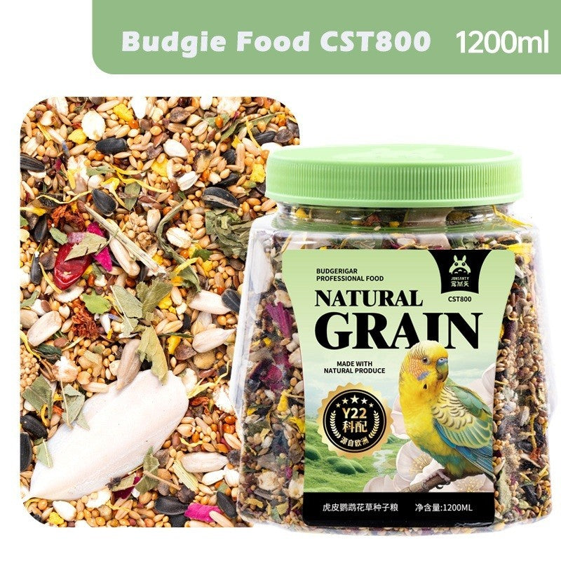 Jonsanty  Natural Grain Complete Parrot, Parakeet Food | Millet Snack