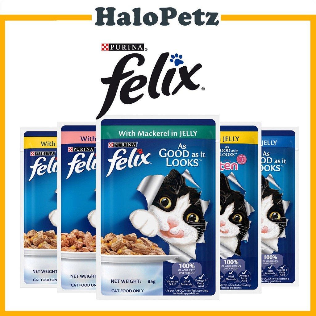 Purina Felix As Good As It Looks Jelly Cat Pouch 85g | Wet Food