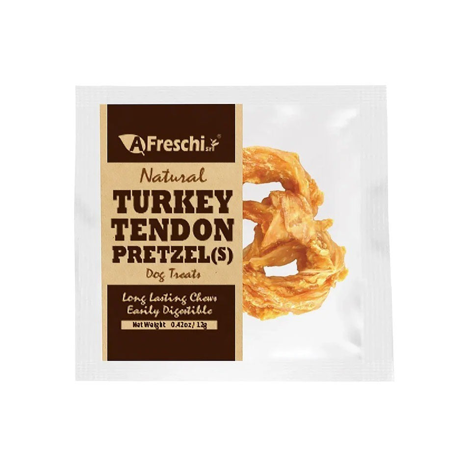AFreschi Turkey Tendon Dog Treat {S) | Small Bone Chew
