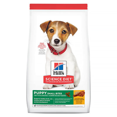 Hill's Science Diet Canine Puppy Chicken Meal & Barley Recipe Small Bites Dry Dog Food