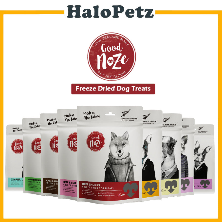 Goodnoze Dog Treats | Beef | Carp | Hoki | Lamb | Offal | Venison | Chunks | Rabbit | Salmon | Spare Ribs