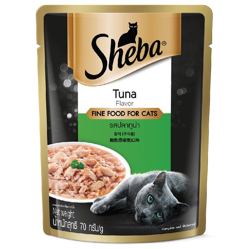 Sheba Wet Cat Food Pouch 70g | Premium Wet Food for Cats