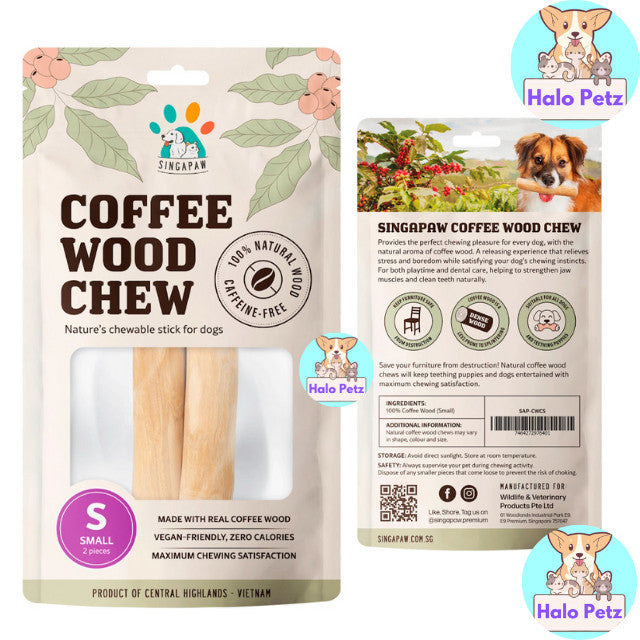 Singapaw Natural Coffee Wood Chew | Dog | Dental