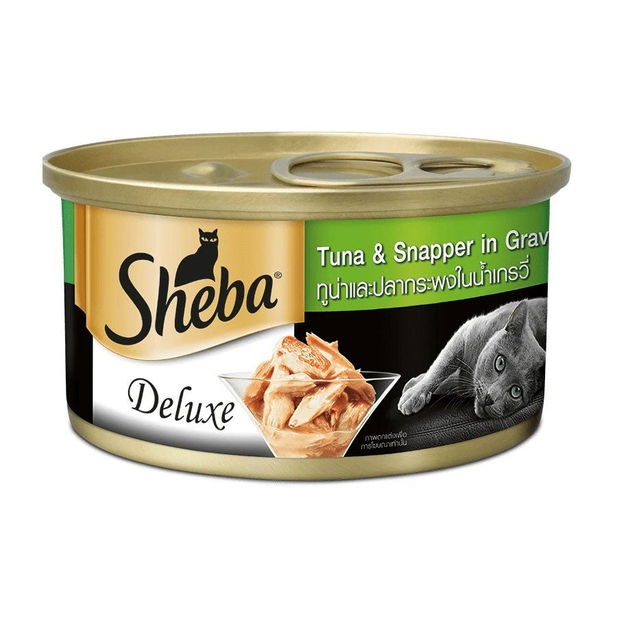 Sheba Deluxe Wet Cat Can Food Adult 85g | Premium Gourmet Cat Meal