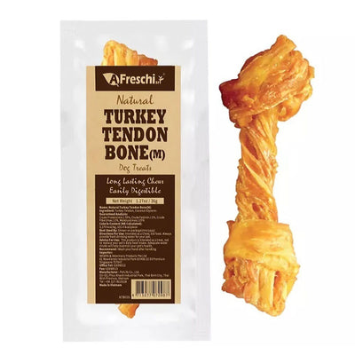 AFreschi Turkey Tendon Dog Treat (M) | Bone Chew