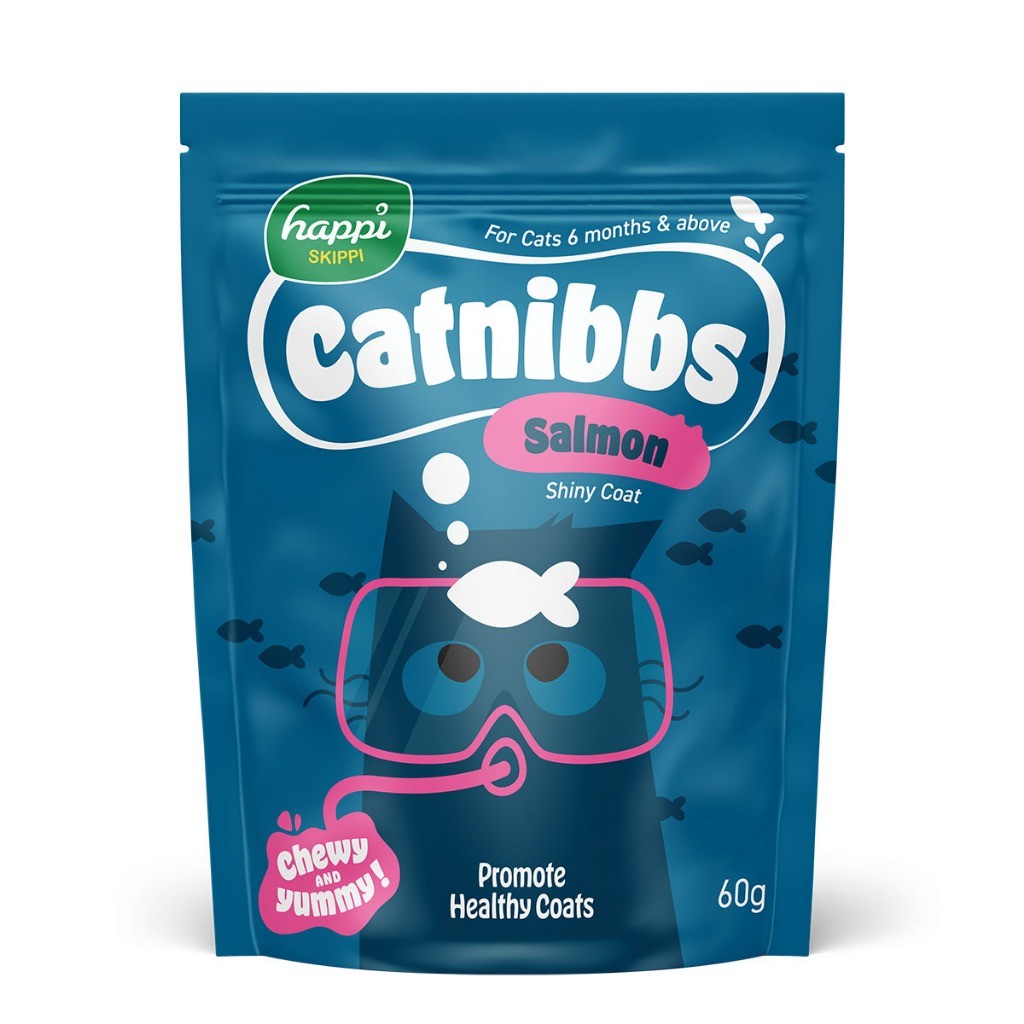 Happi Skippi Catnibbs Soft & Chewy Cat Treats 60g