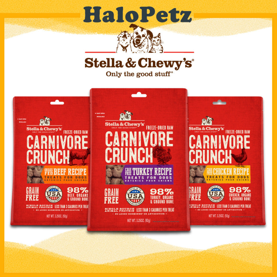 Stella & Chewy's Carnivore Crunch Freeze Dried Raw Dog Treats 3.25oz