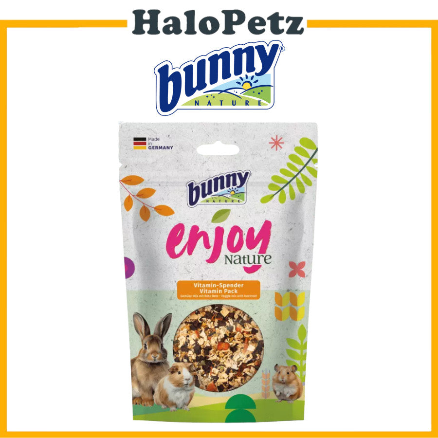 Bunny Nature Enjoy Nature Small Pet Treats | Prebiotic, Gnawing | Rabbit, Hamster, Chinchilla