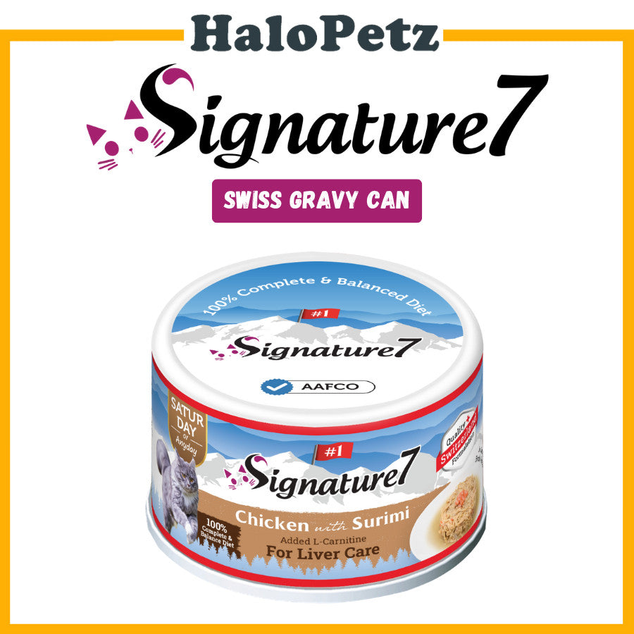 Signature7 Cat Can Wet Food | Pate | Fruits | Gravy | Signature 7