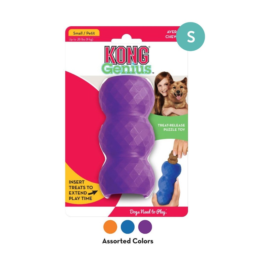Kong Interactive Treat Dispenser Dog Toy | Rewards | Replay | Gyro | Bamboo | Wobbler | Bone (Random Color)