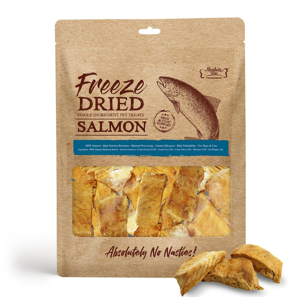 Absolute Bites Freeze-Dried Chicken / Salmon Cat & Dog Treats