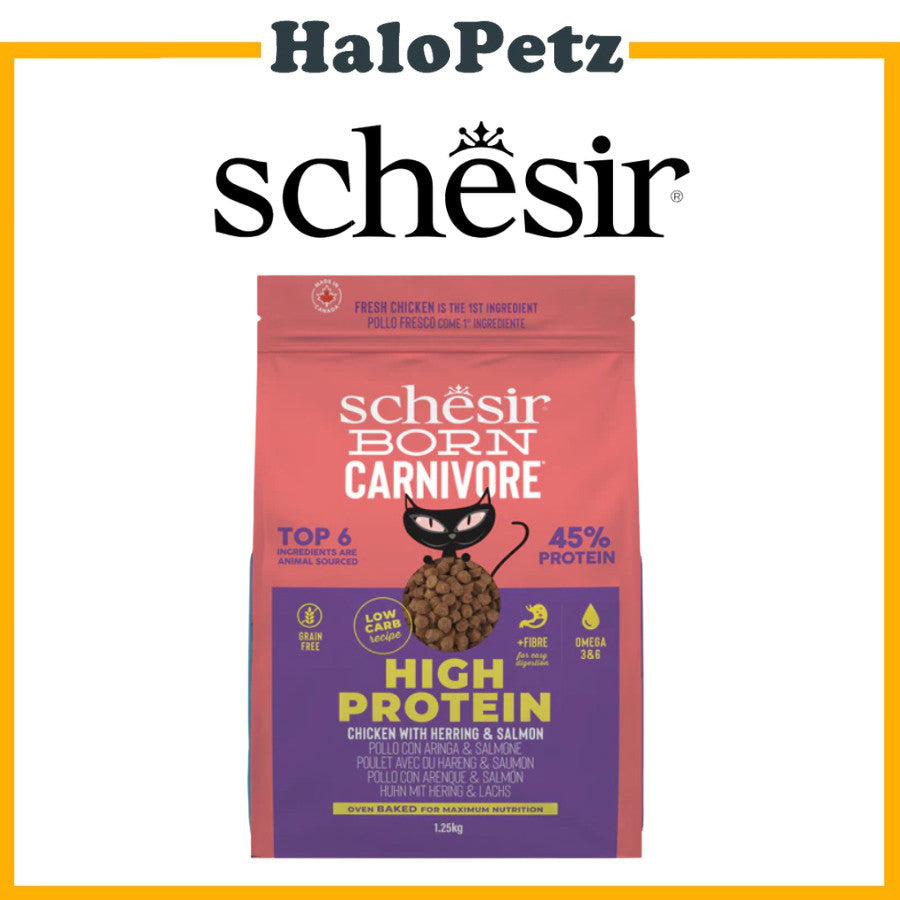 Schesir Born Carnivore Cat Baked Dry Recipe 255g Dry Cat Food