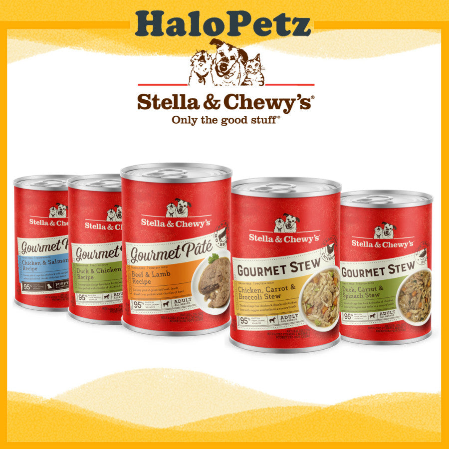 Stella & Chewy's Dog Gourmet Stew and Pate Canned Dog Food 12.5oz | Adult & Puppy