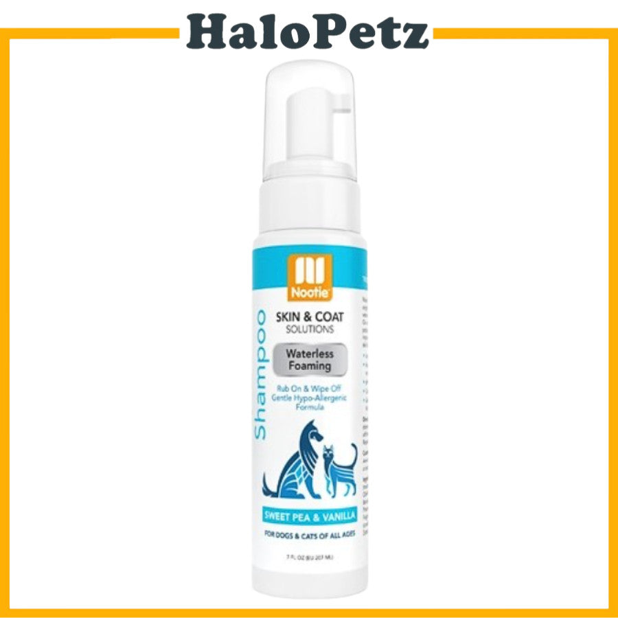 Nootie Hypoallergenic Waterless Foaming Shampoo | 7oz Cat & Dog