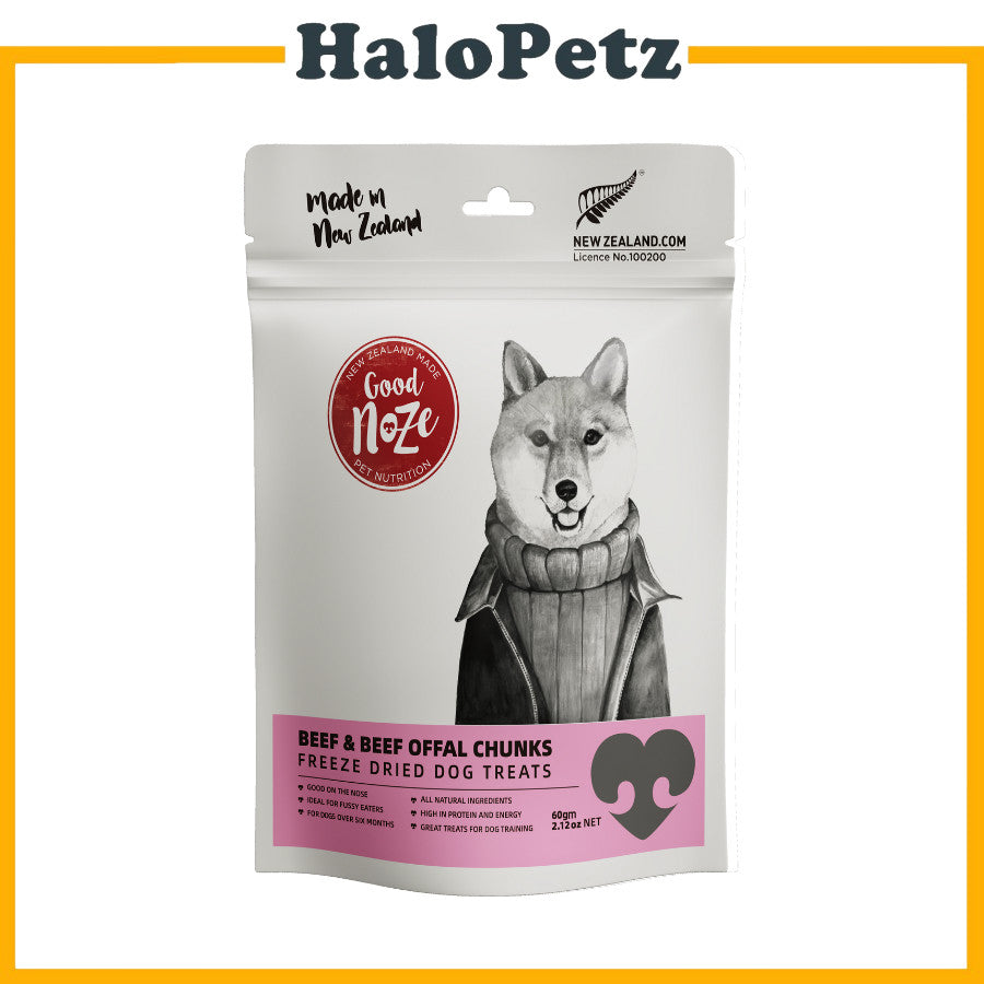 Goodnoze Dog Treats | Beef | Carp | Hoki | Lamb | Offal | Venison | Chunks | Rabbit | Salmon | Spare Ribs